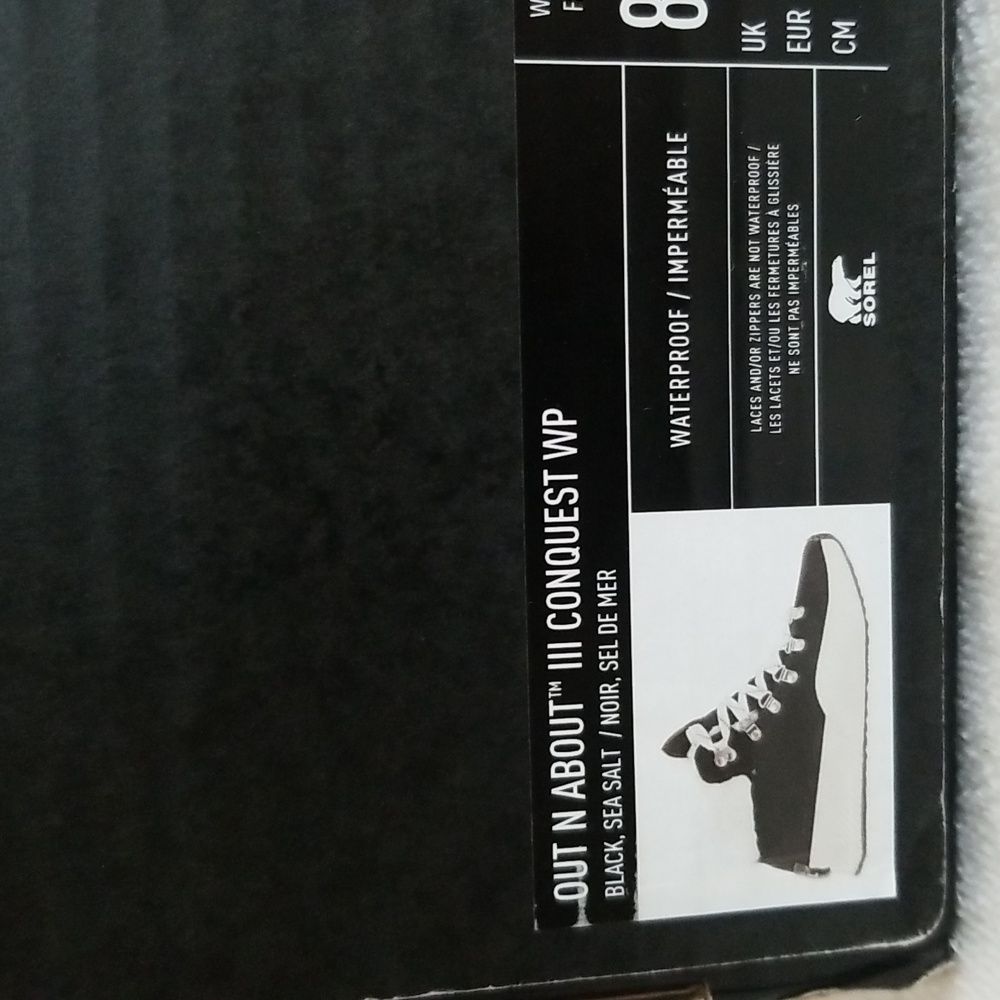 Sorel Black and White Ankle Boots - Picture 11 of 11